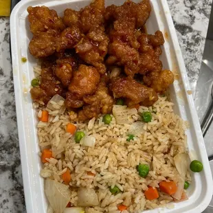 Orange chicken
