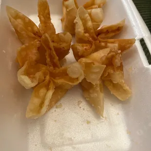 Crab rangoons