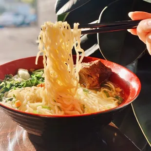 Braised Pork Rib Noodle Soup
