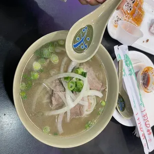 Rare Eye Round Beef Pho