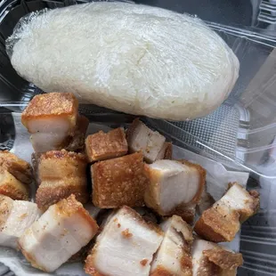 Very crispy pork belly