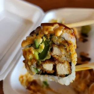 Chicken katsu roll. Get it