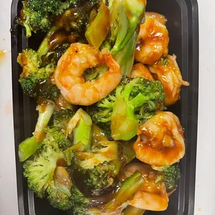 Shrimp broccoli