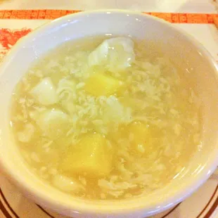 Jiu Niang Dumplings (sweet dessert soup)