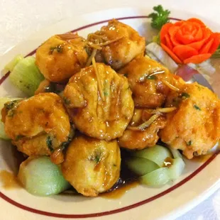 Deep Fried Stuffed Shrimp Tofu (Pei Pa Tofu)