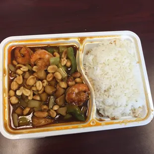 Lunch special - Kon Bo Shrimp. Good portion for the price of $5.99. Very tasty and flavorful