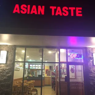 outside