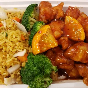 Orange chicken