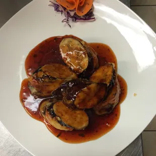 Seafood eggplant