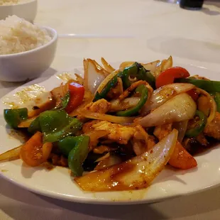 Basil chili chicken