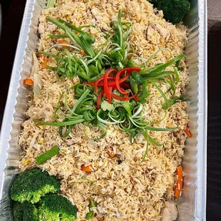 Catering party tray - Chicken fried rice