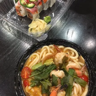 Udon Tom Yum Goong Soup
