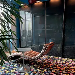 A custom modern rug made for a designer in Phoenix. Wow!