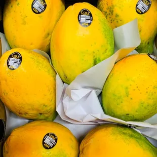 a box of mangoes