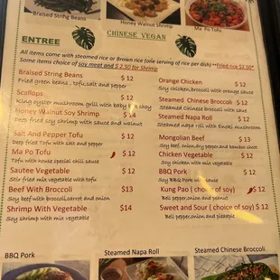 Menu page 5 of 10  (February 2025)