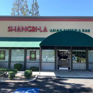 Entrance to Asian Vegan Bistro restaurant