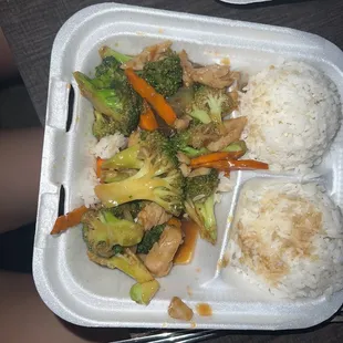 Broccoli beef with no beef