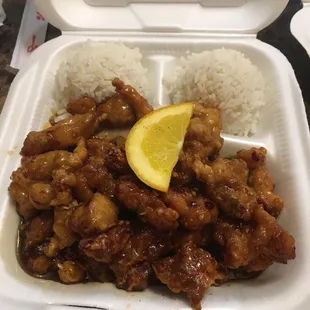 Orange chicken