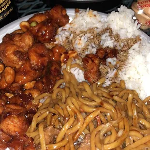 Really good food and big portions.  Even better my kids loved it