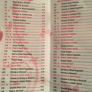 Menu. Lunch &amp; diner specials