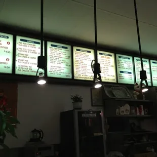 Menu selection