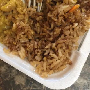Burnt rice