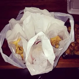 20 orders of crab rangoons. Party 4 ever