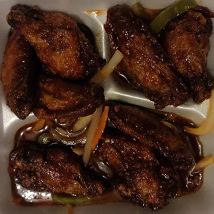 Garlic wings 5.25 for 8