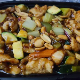 chicken, zucchini, and zucchini