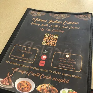 Menu Cover