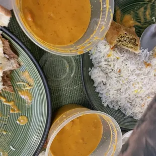 Chicken Tikka Masala and Butter Chicken  Chicken Keema Samosa