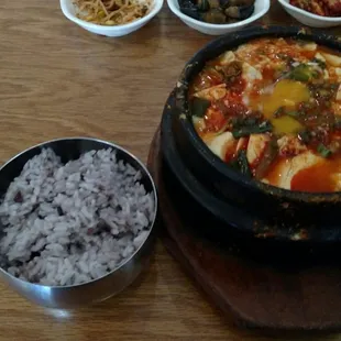Soft Spicy Tofu Soup