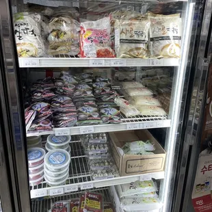 a refrigerator full of food