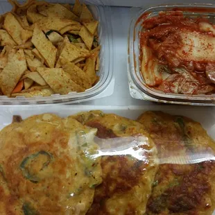 Nokdo  Fish cakes Kimchi