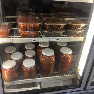That's a big jar of kimchi!