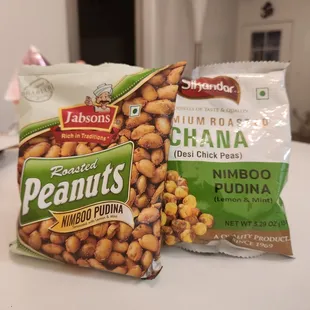 Nimboo pudina peanuts and chana