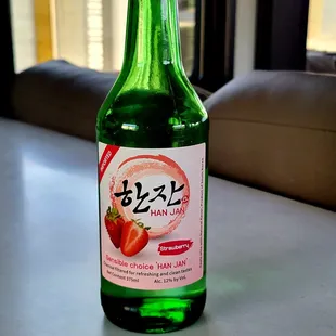 Small selection of soju, I would not recommend this one.