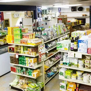 a variety of food items