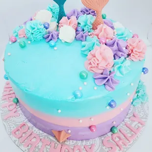 Mermaid cake