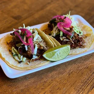 2 Carnitas Tacos