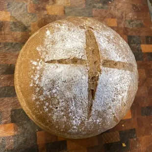 Gluten-free sourdough boule