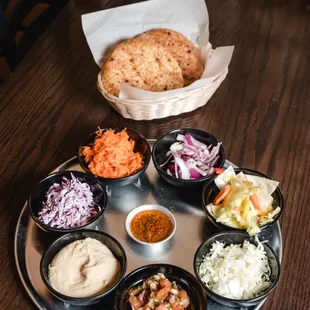 a plate of food