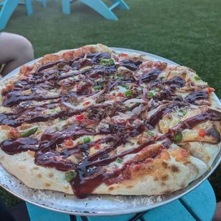 Pork BBQ Pizza