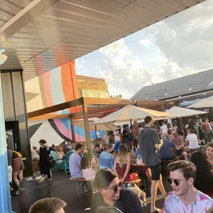 Beer garden