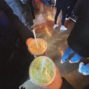 Matcha  Iced maple latte