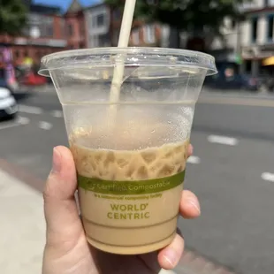 Black sesame latte