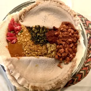 Vegetarian Combo with Tsehbhi Derho  - meh