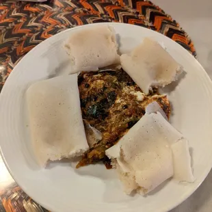 Spinach with ricotta