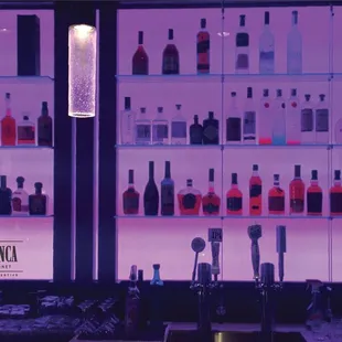 A very nice Gin &amp; Whiskey selection in the bar side =)