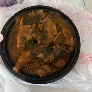 Any Soup with Stockfish Egusi/Okro/Vegetable/Onugbo/Ogbono